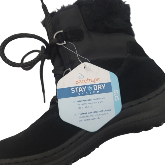 Baretraps Black Suede Winter Boots - Picture 2 of 10